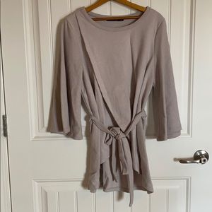 🟢3 for $10🟢 3/4 sleeve wrap sweater